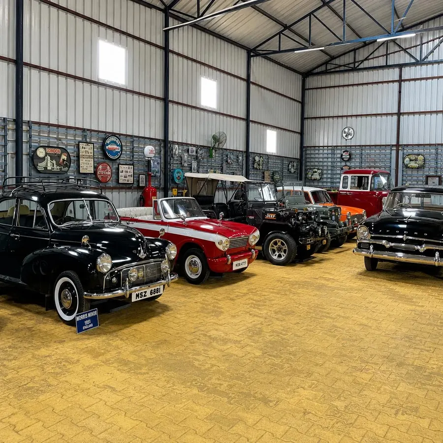 Vintage Car Museum, near Hotel Meyyappaa in Karaikudi