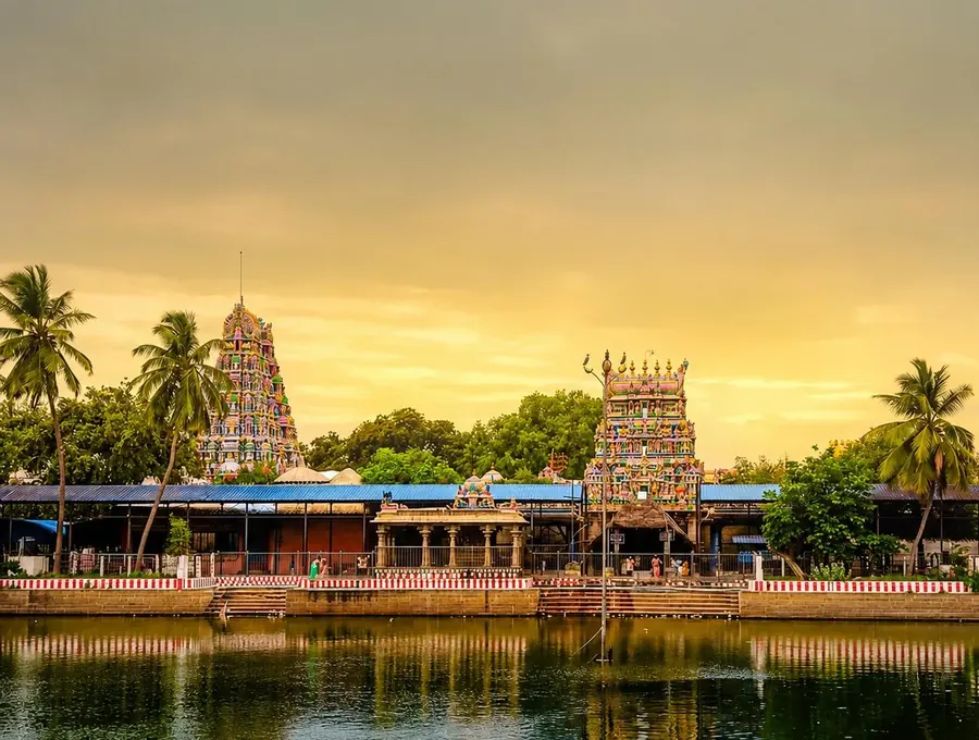 Pillayarpatti Temple, near Hotel Meyyappaa in Karaikudi